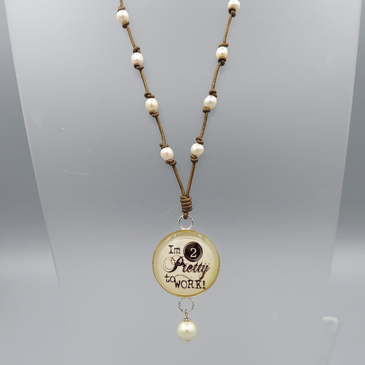 2 Pretty to Work Necklace