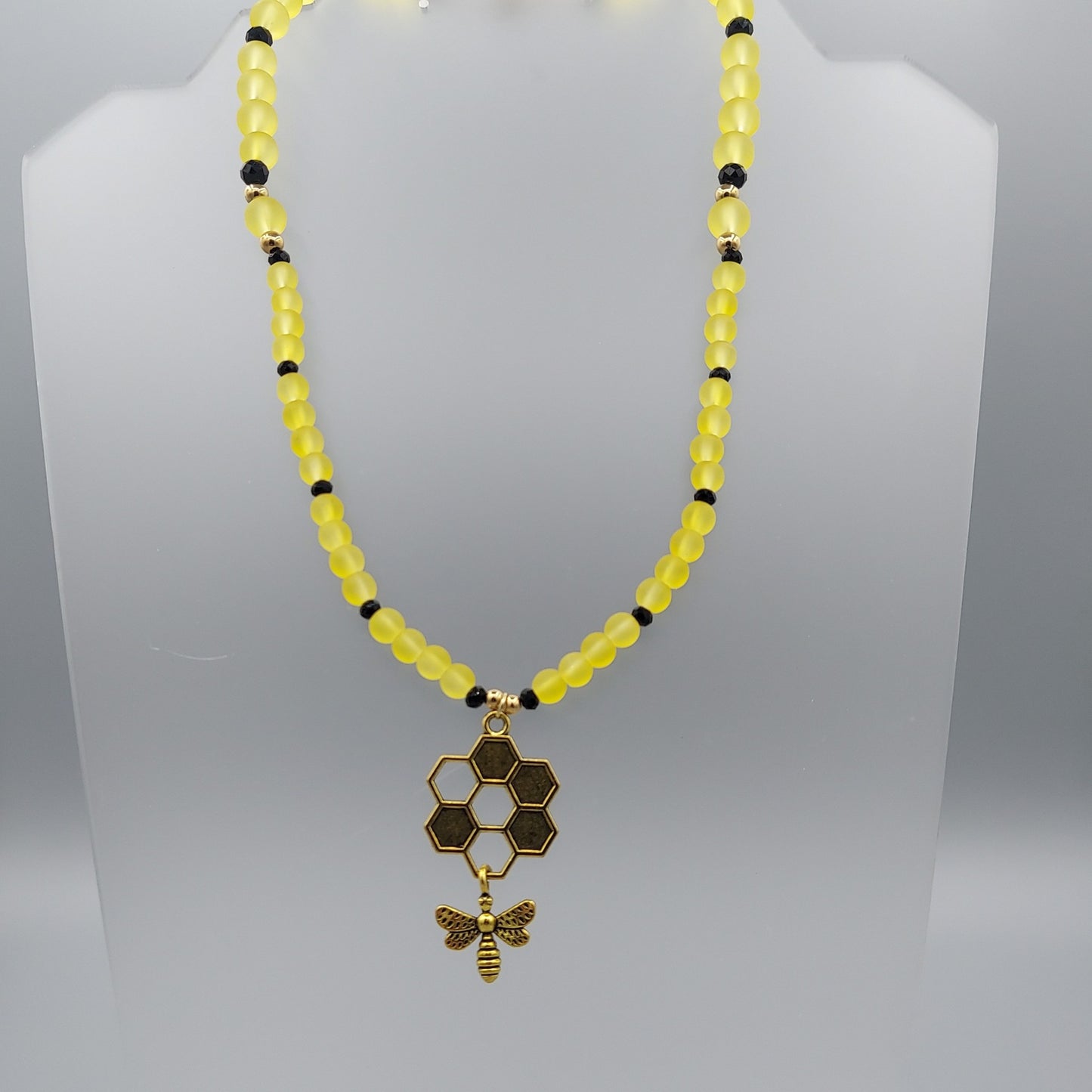 Beehive Pendant Necklace